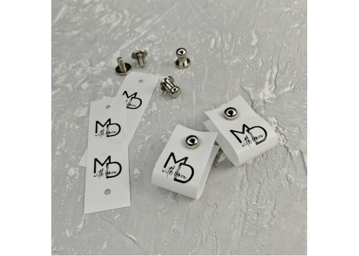 Silicone tag (1.5 x up to 10 cm on the screw, set of 10 pcs)