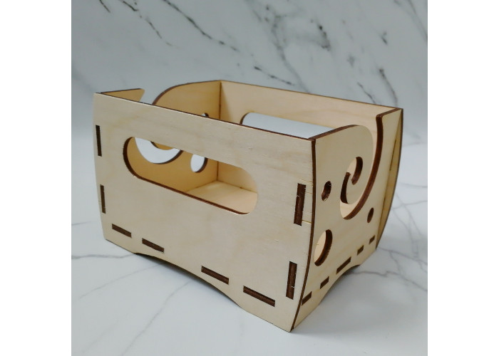 Box for yarn with sections (blank without coating)